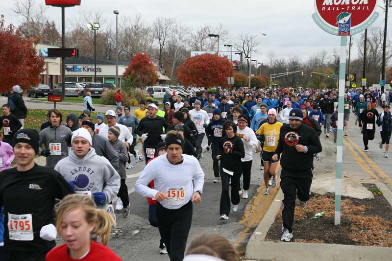 The Thanksgiving Turkey appears for the fifth year in a row in Broad Ripple