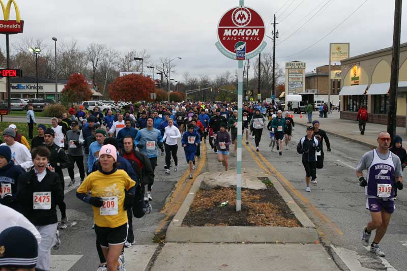 The Thanksgiving Turkey appears for the fifth year in a row in Broad Ripple