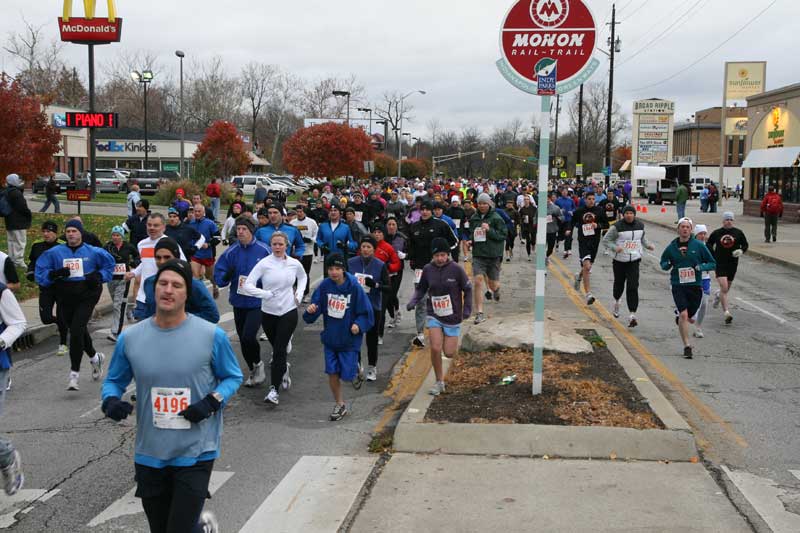 The Thanksgiving Turkey appears for the fifth year in a row in Broad Ripple