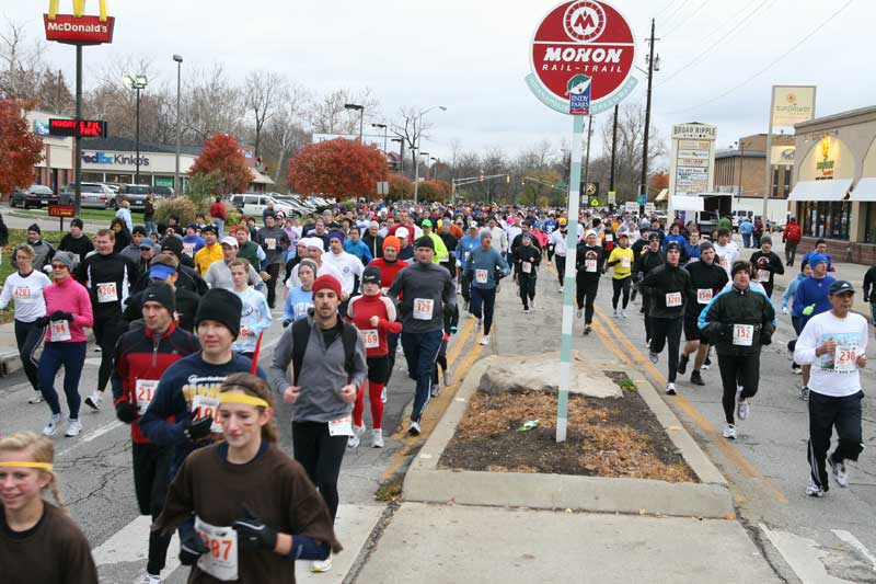 The Thanksgiving Turkey appears for the fifth year in a row in Broad Ripple