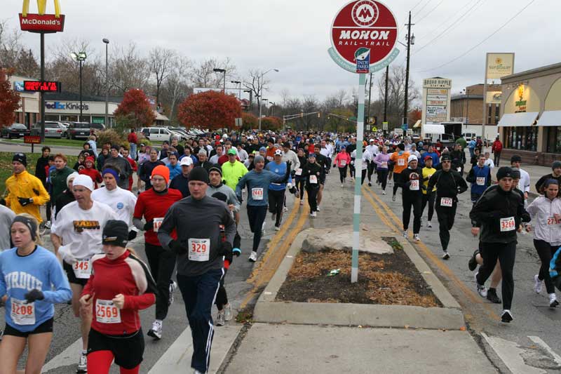 The Thanksgiving Turkey appears for the fifth year in a row in Broad Ripple