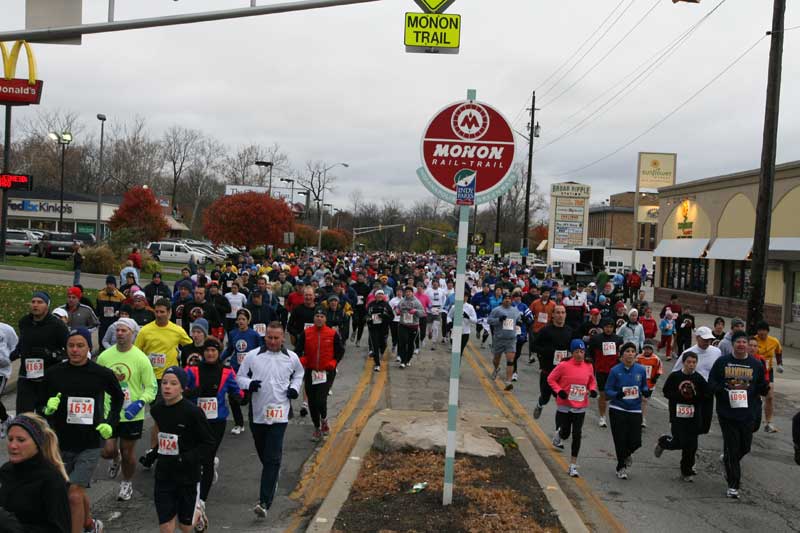 The Thanksgiving Turkey appears for the fifth year in a row in Broad Ripple