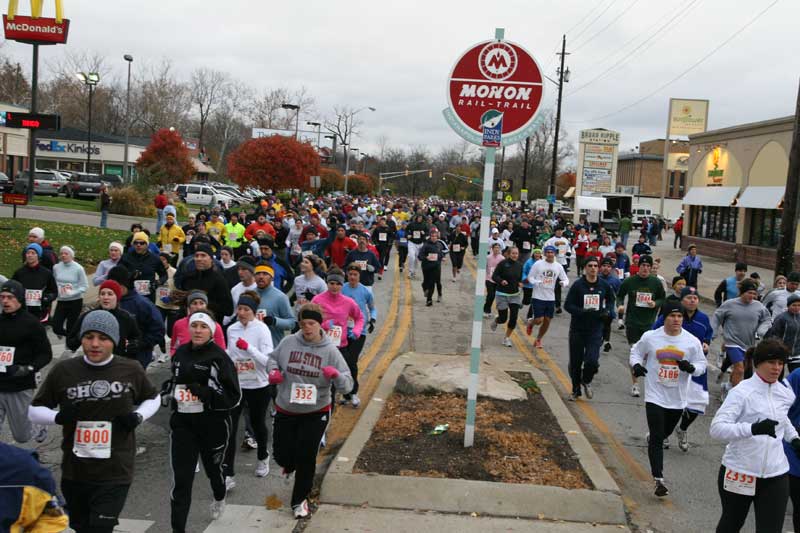 The Thanksgiving Turkey appears for the fifth year in a row in Broad Ripple