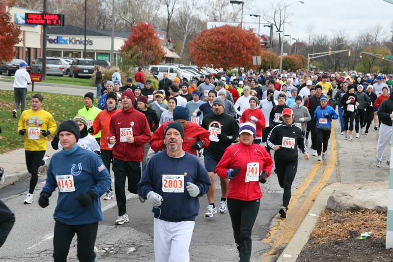 The Thanksgiving Turkey appears for the fifth year in a row in Broad Ripple