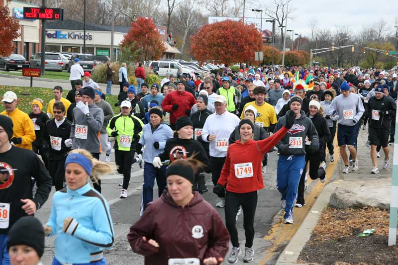 The Thanksgiving Turkey appears for the fifth year in a row in Broad Ripple