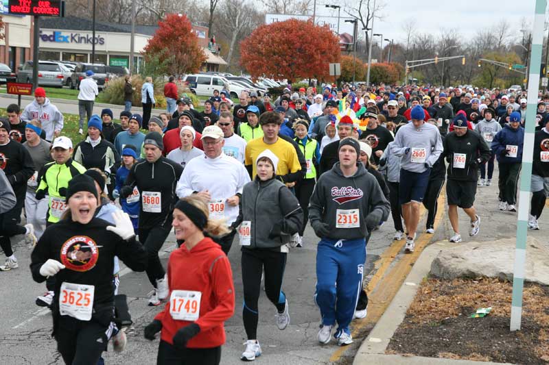 The Thanksgiving Turkey appears for the fifth year in a row in Broad Ripple