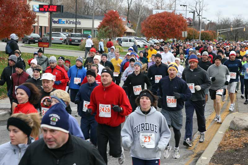 The Thanksgiving Turkey appears for the fifth year in a row in Broad Ripple