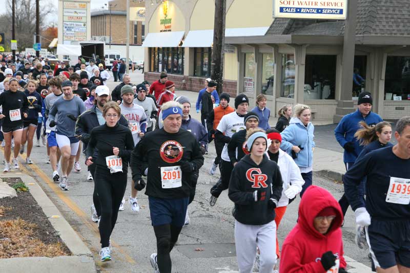 The Thanksgiving Turkey appears for the fifth year in a row in Broad Ripple