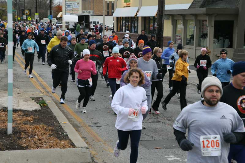 The Thanksgiving Turkey appears for the fifth year in a row in Broad Ripple