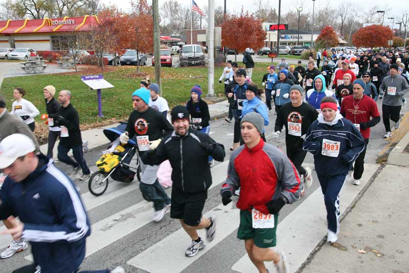 The Thanksgiving Turkey appears for the fifth year in a row in Broad Ripple