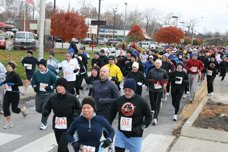 The Thanksgiving Turkey appears for the fifth year in a row in Broad Ripple