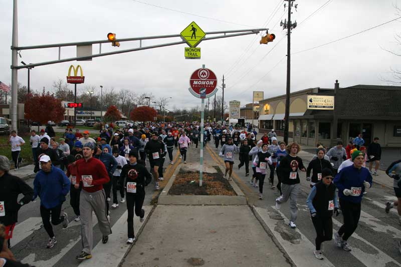 The Thanksgiving Turkey appears for the fifth year in a row in Broad Ripple