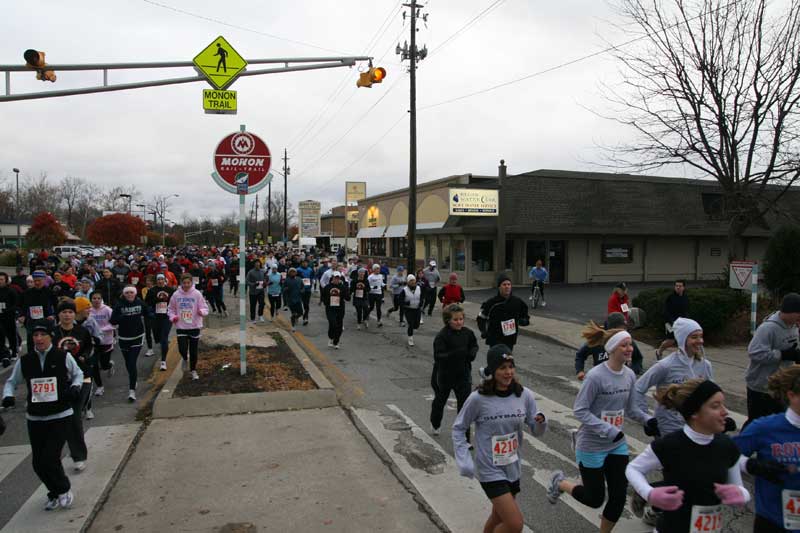 The Thanksgiving Turkey appears for the fifth year in a row in Broad Ripple