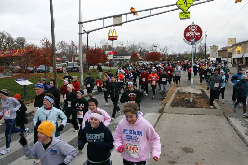 The Thanksgiving Turkey appears for the fifth year in a row in Broad Ripple