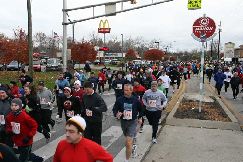 The Thanksgiving Turkey appears for the fifth year in a row in Broad Ripple