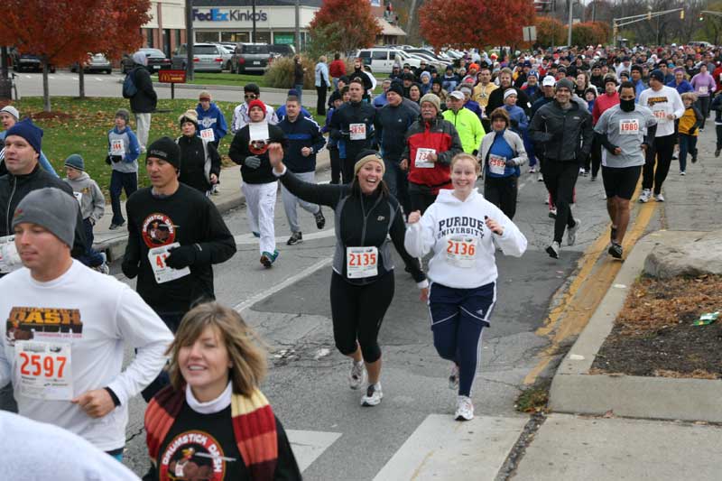 The Thanksgiving Turkey appears for the fifth year in a row in Broad Ripple