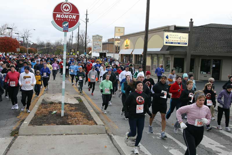 The Thanksgiving Turkey appears for the fifth year in a row in Broad Ripple