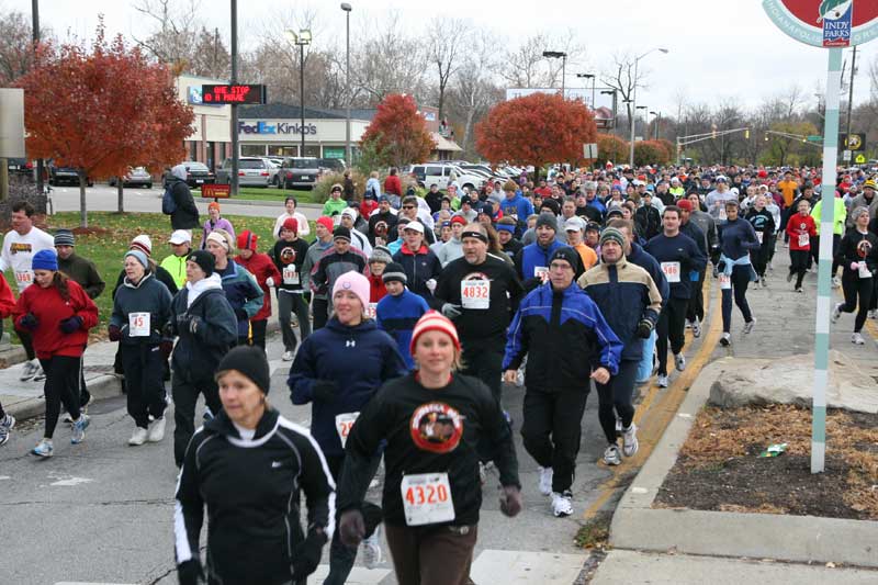 The Thanksgiving Turkey appears for the fifth year in a row in Broad Ripple