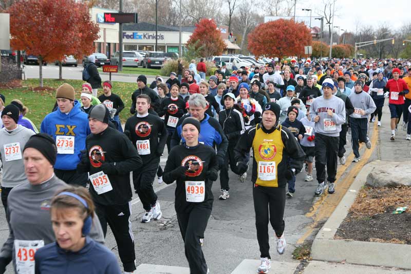 The Thanksgiving Turkey appears for the fifth year in a row in Broad Ripple