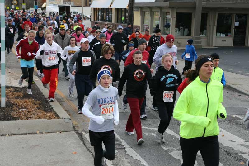 The Thanksgiving Turkey appears for the fifth year in a row in Broad Ripple