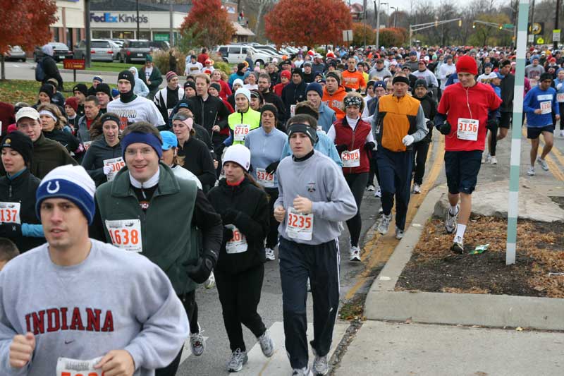 The Thanksgiving Turkey appears for the fifth year in a row in Broad Ripple