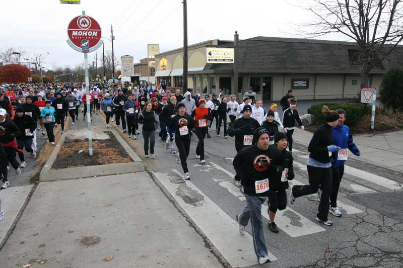 The Thanksgiving Turkey appears for the fifth year in a row in Broad Ripple