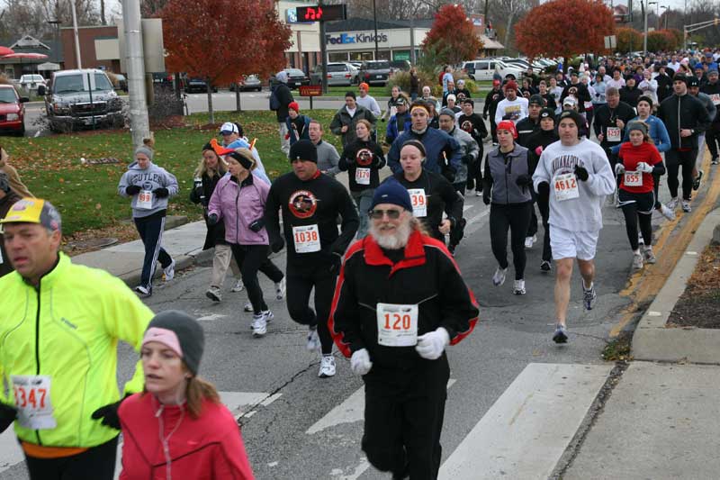 The Thanksgiving Turkey appears for the fifth year in a row in Broad Ripple