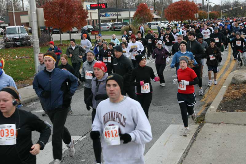 The Thanksgiving Turkey appears for the fifth year in a row in Broad Ripple