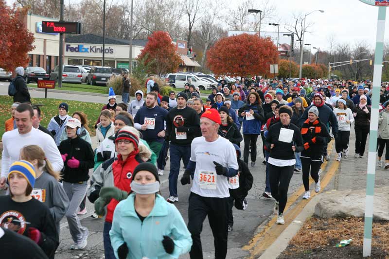 The Thanksgiving Turkey appears for the fifth year in a row in Broad Ripple