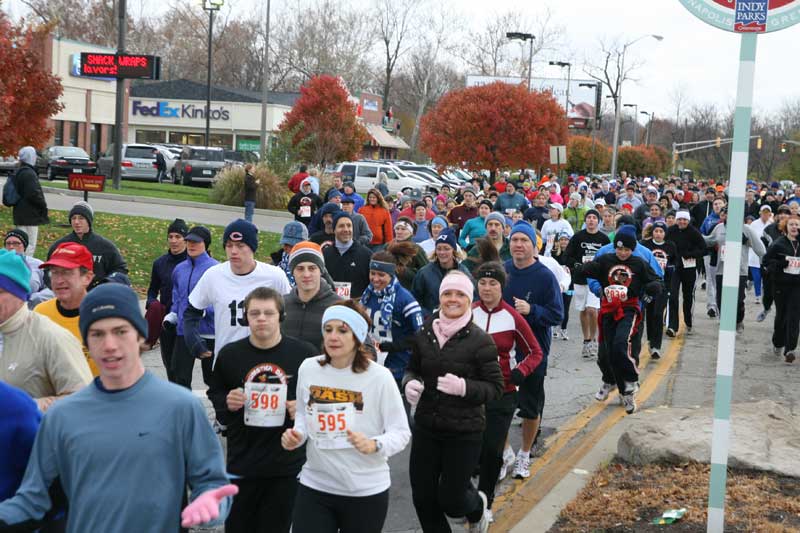 The Thanksgiving Turkey appears for the fifth year in a row in Broad Ripple