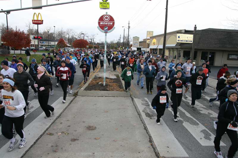 The Thanksgiving Turkey appears for the fifth year in a row in Broad Ripple