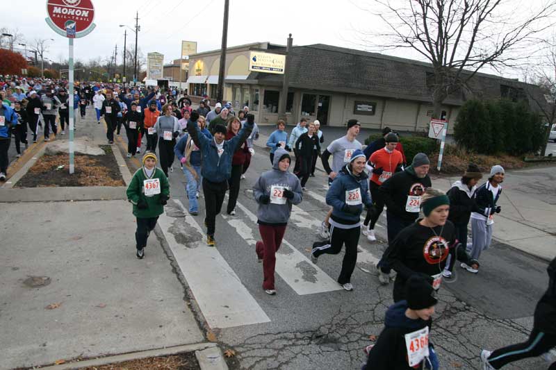 The Thanksgiving Turkey appears for the fifth year in a row in Broad Ripple