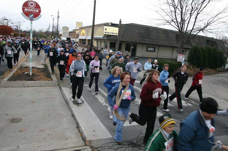 The Thanksgiving Turkey appears for the fifth year in a row in Broad Ripple