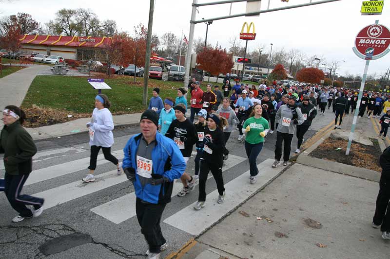 The Thanksgiving Turkey appears for the fifth year in a row in Broad Ripple