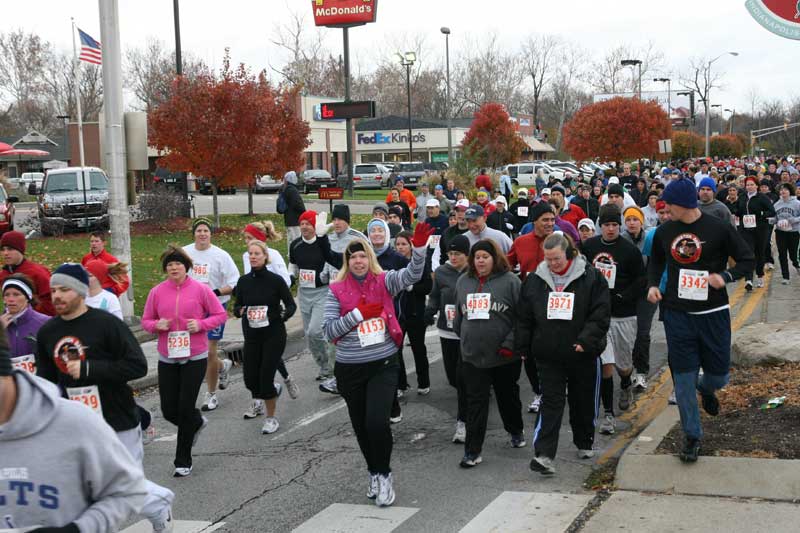 The Thanksgiving Turkey appears for the fifth year in a row in Broad Ripple