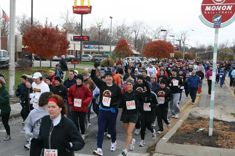 The Thanksgiving Turkey appears for the fifth year in a row in Broad Ripple