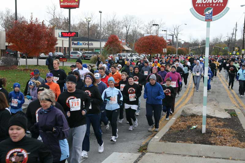 The Thanksgiving Turkey appears for the fifth year in a row in Broad Ripple