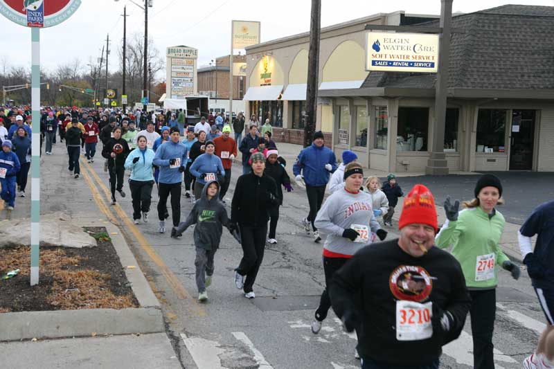 The Thanksgiving Turkey appears for the fifth year in a row in Broad Ripple