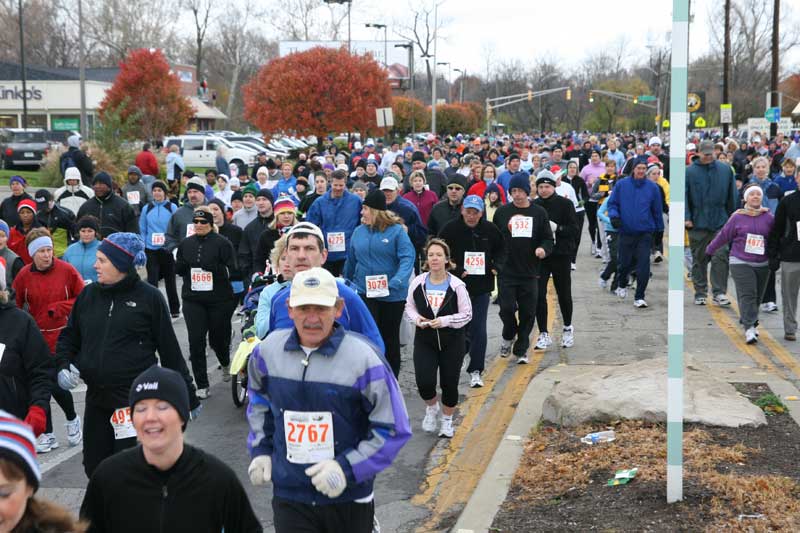 The Thanksgiving Turkey appears for the fifth year in a row in Broad Ripple