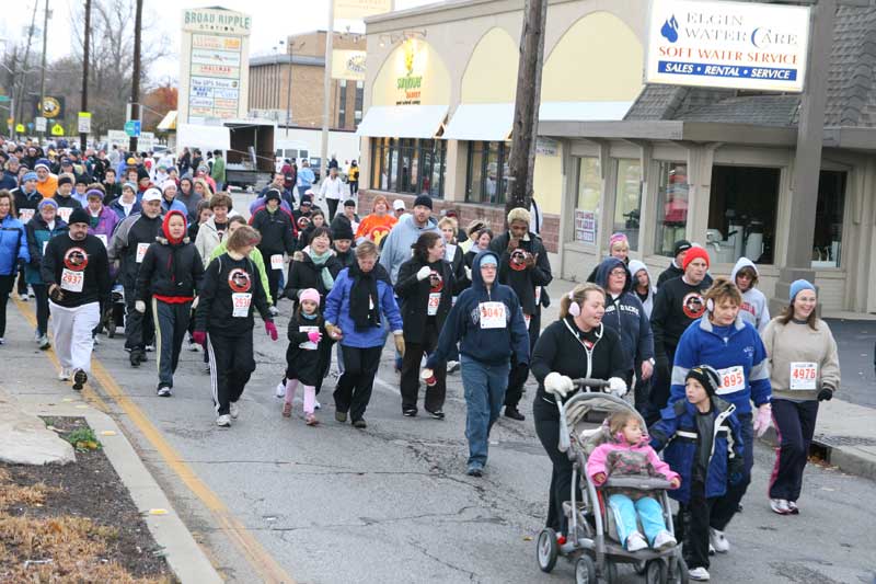 The Thanksgiving Turkey appears for the fifth year in a row in Broad Ripple