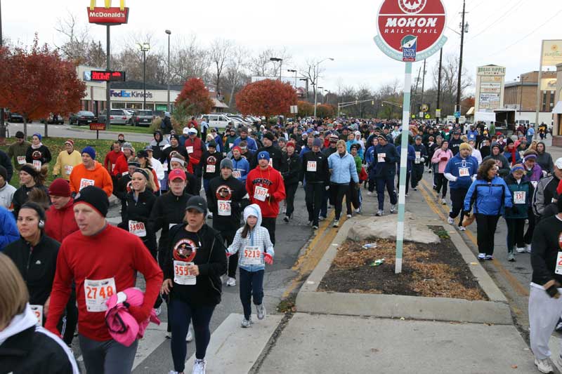 The Thanksgiving Turkey appears for the fifth year in a row in Broad Ripple