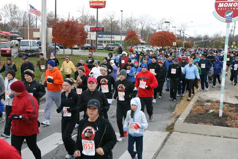 The Thanksgiving Turkey appears for the fifth year in a row in Broad Ripple