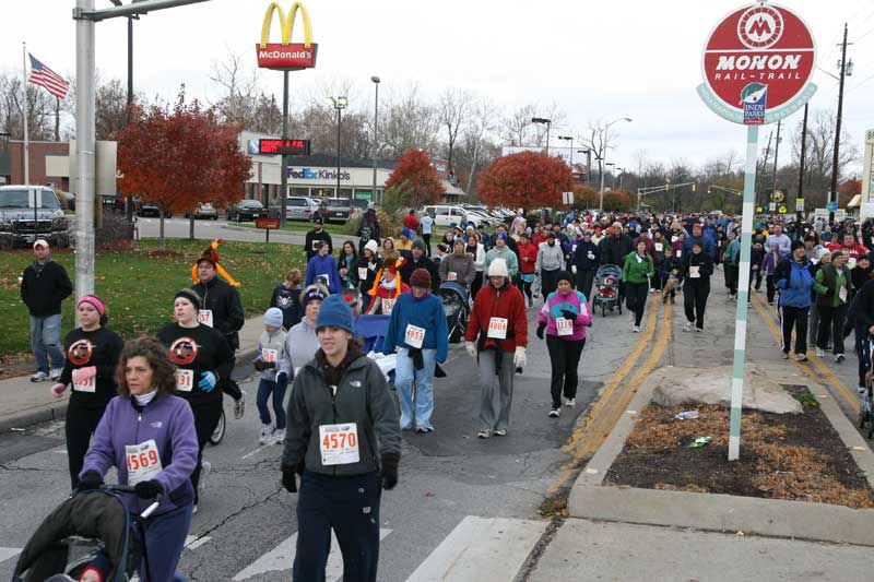 The Thanksgiving Turkey appears for the fifth year in a row in Broad Ripple