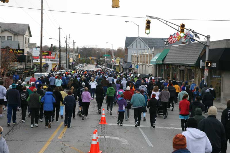 The Thanksgiving Turkey appears for the fifth year in a row in Broad Ripple