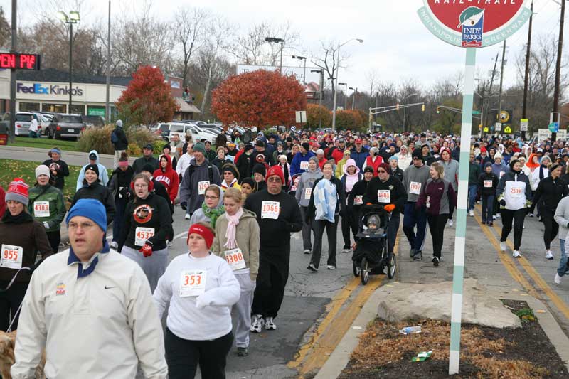 The Thanksgiving Turkey appears for the fifth year in a row in Broad Ripple