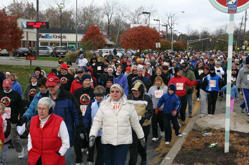 The Thanksgiving Turkey appears for the fifth year in a row in Broad Ripple