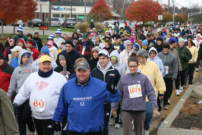 The Thanksgiving Turkey appears for the fifth year in a row in Broad Ripple