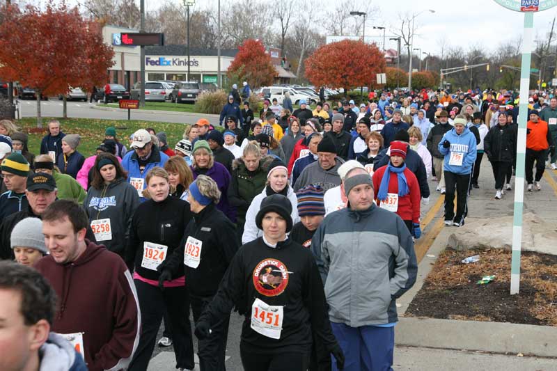 The Thanksgiving Turkey appears for the fifth year in a row in Broad Ripple