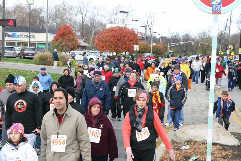 The Thanksgiving Turkey appears for the fifth year in a row in Broad Ripple