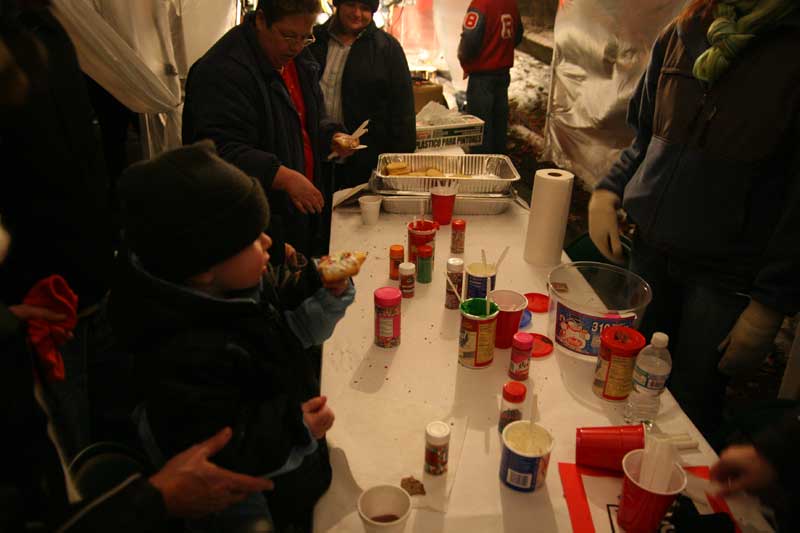 Random Rippling - Christmas on the Corner raised money for Ronald McDonald House